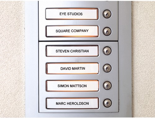 Labeltape Dymo LabelManager D1 polyester 9mm zwart op wit 10 stuks-2