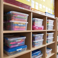 Labeltape Dymo LabelManager D1 polyester 9mm zwart op wit 10 stuks-8