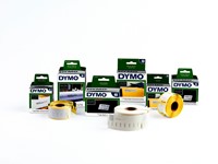 Labeltape Dymo LabelManager D1 polyester 12mm zwart op wit 10 stuks-9
