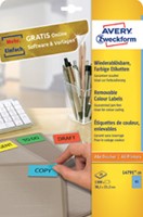 Etiket Avery L6041-20 45.7x21.2mm geel 960 stuks-3