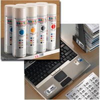 Etiket Avery L6008-20 25.4x10mm zilver 3780 stuks-3