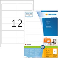 Etiket HERMA 4623 96.5x42.3Mm premium wit 2400stuks