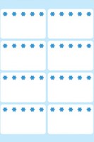 Etiket HERMA 3773 26x40mm diepvries blauw 48stuks-2