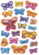 Etiket HERMA 3801 vlinders-3