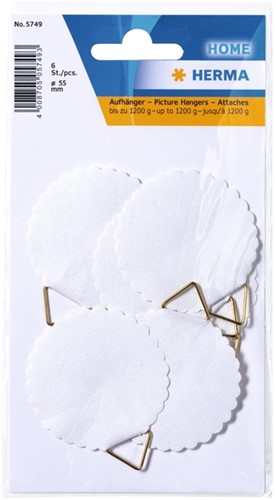 Hanghaakje HERMA 5749 55mm 6 stuks
