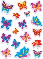 Etiket HERMA 6819 vlinder glitter folie-3