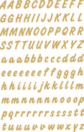 Etiket HERMA 4152 8mm letters A-Z goud op transparant 238 stuks-2