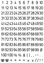 Etiket HERMA 4189 33mm getallen 0-9 zwart 16 stuks-3