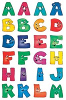 Etiket HERMA 4194 28mm letters a-z gezichten 48stuks-2