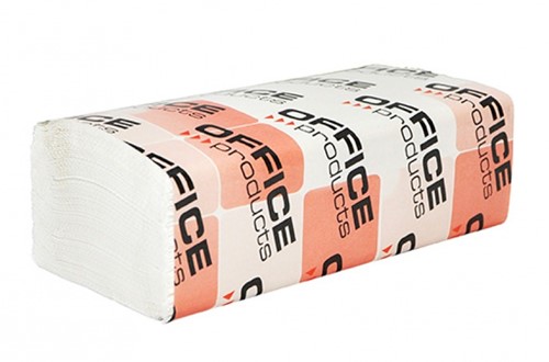 Handdoek Z-vouw 2-laags, 20 stuks à 150 vel, wit