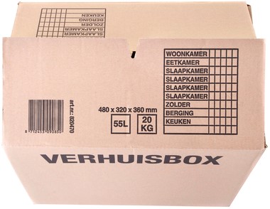 Verhuisdoos IEZZY 480x320x360mm bruin 3mm-1