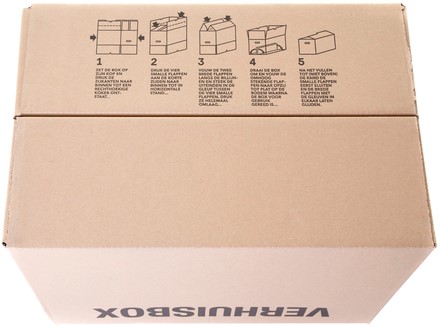 Verhuisdoos IEZZY 480x320x360mm bruin 3mm-2