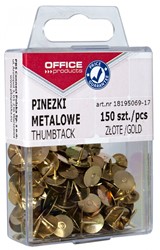 Punaises klassiek, bakje met 150 stuks, goud