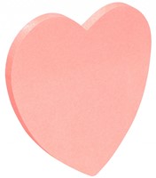 Memoblok, hart, lichtroze-2