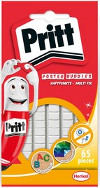 Poster Buddies Pritt, dubbelzijdige kleefpads voor oa posters, blister à 65 stuks-3