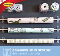Haak Command middelgroot ovaal incl bevestigingsstrip 2 stuks-4