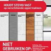 Bevestigingsstrip Command klik vast smal 5,4kg wit-6