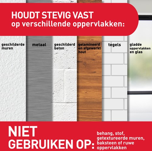 Bevestigingsstrip Command klik vast smal 5,4kg wit-6