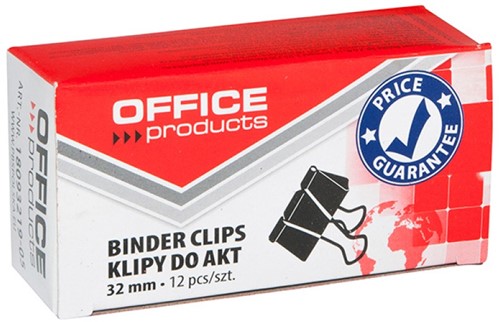 Papierklemmen, 32 mm, 12 stuks