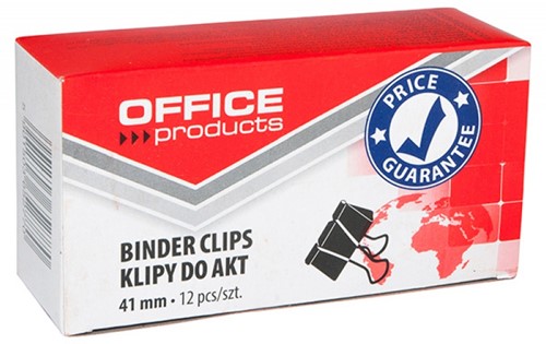 Papierklemmen, 41 mm, 12 stuks