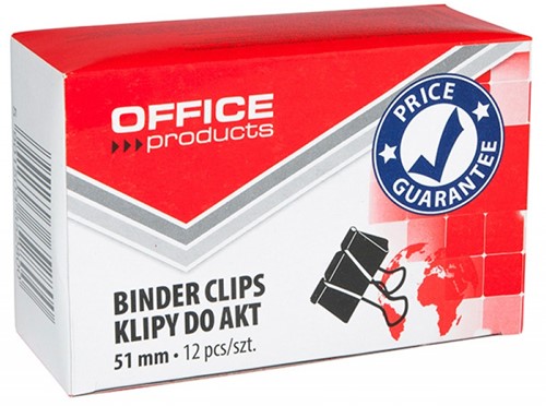 Papierklemmen, 51 mm, 12 stuks