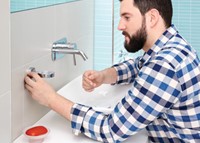 Zeephouder tesa® Smooz hoogglans verchroomd metaal zelfklevend-3