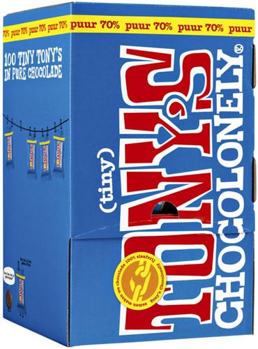 Chocolade Tony's Chocolonely tiny puur doos 100 st-3