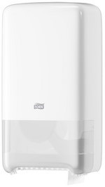 Toiletpapierdispenser Tork T6 Elevation medium duo wit 557500-2