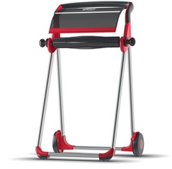 Poetspapierdispenser Tork W1 Performance vloerstandaard rood 652008