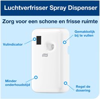 Luchtverfrisserdispenser Tork A1 spray wit 562000-2
