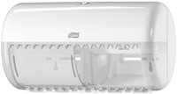 Toiletpapierdispenser Tork T4 Elevation duo wit 557000