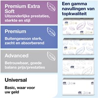 Handdoekdispenser Tork H2 Image Line Xpress countertop zilver 460005-3