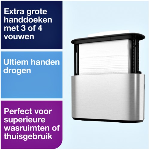 Handdoekdispenser Tork H2 Image Line Xpress countertop zilver 460005-3
