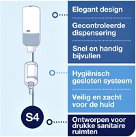 Zeepdispenser Tork S4 Image Line 1000ml zilver 460010-3