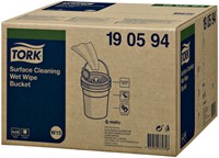 Reinigingsdoek Tork W15 Premium emmer 1-laags 58 vel wit 190594-3