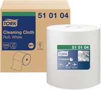 Reinigingsdoek Tork W1 Premium 1-laags 380m wit 510104
