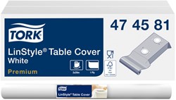 Tafellaken Tork Linstyle Premium 120cmx20m wit 474581