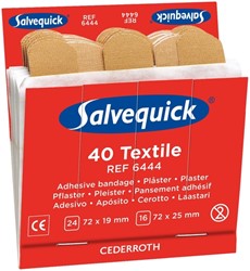 Pleisters Salvequick navulling textiel 6x 40 stuks