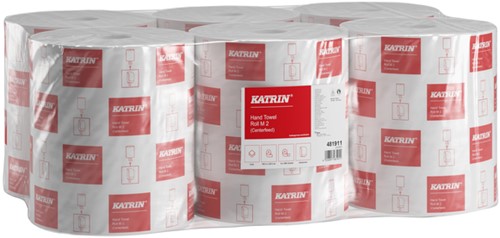 Poetspapier Katrin medium 2-laags 500 vel wit 481911-2