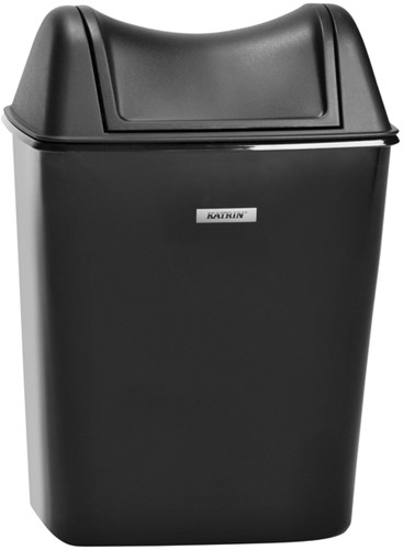 Dameshygiënebak Katrin 8 liter zwart 92223-2
