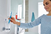 Bekerhouder tesa® Smooz hoogglans verchroomd metaal zelfklevend-3