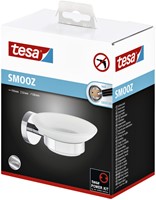 Zeephouder tesa® Smooz hoogglans verchroomd metaal zelfklevend-2