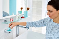 Zeephouder tesa® Smooz hoogglans verchroomd metaal zelfklevend-3