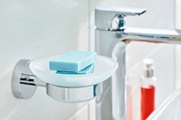 Zeephouder tesa® Smooz hoogglans verchroomd metaal zelfklevend-4