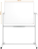 Whiteboard Nobo kantelbord 90x120cm magnetisch emaille-5