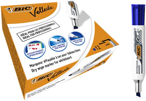 Whiteboardmarker Bic Velleda 1781 schuin large blauw-3