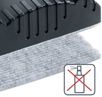 Whiteboardwisser Nobo magnetisch zwart-1
