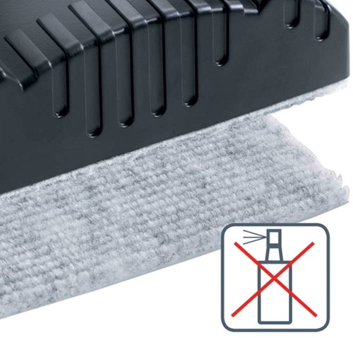 Whiteboardwisser Nobo magnetisch zwart-1