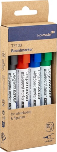 Whiteboardmarker Legamaster TZ 100 rond 1.5-3mm assorti blister à 4st-2