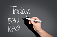 Glasbord Legamaster 90x120cm zwart-2